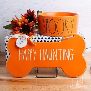 Rae Dunn Halloween Dog Bowl Bundle